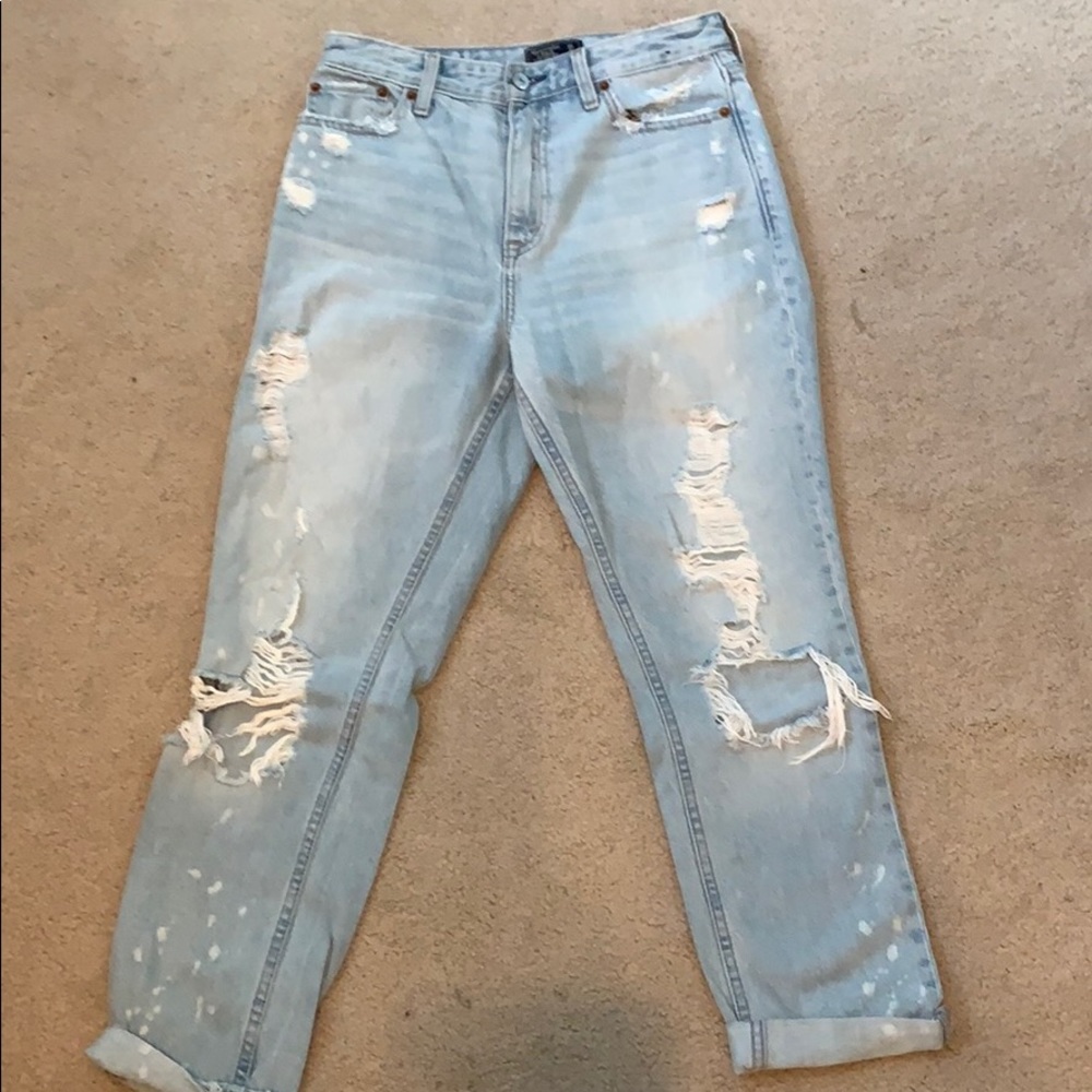 High Rise Girlfriend Jeans